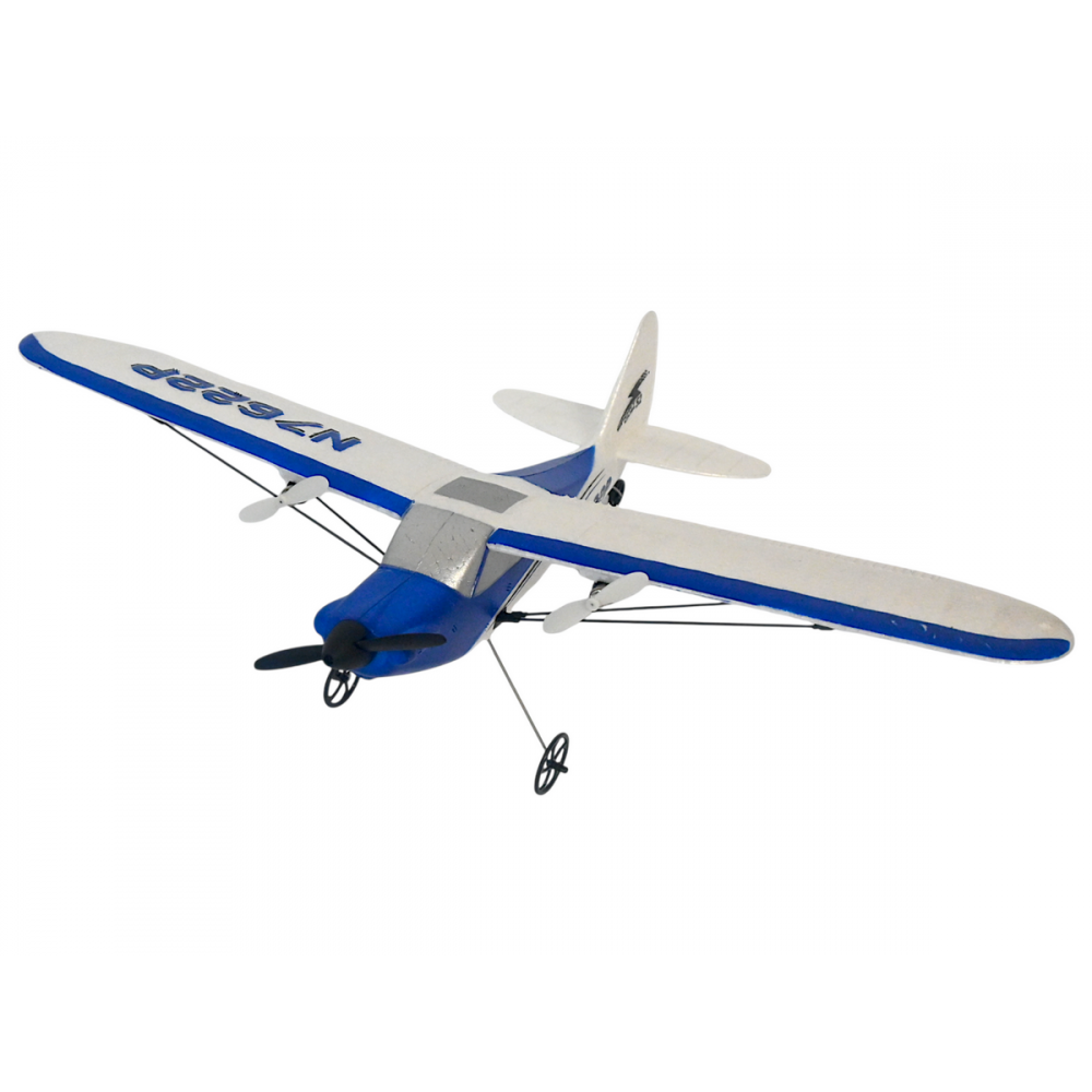 Радиоуправляемый самолет Volantex RC Sport Cub 400мм (синий) 2.4G 2ch LiPo RTF with Gyro