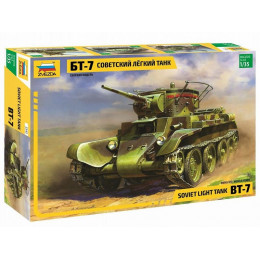 Сборная модель ZVEZDA Советский лёгкий танк БТ-7, 1/35