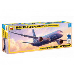 Сборная модель ZVEZDA Пассажирский авиалайнер Боинг 787-9 «Дримлайнер», 1/144