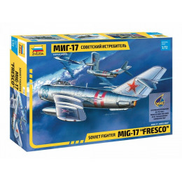 Сборная модель ZVEZDA Советский истребитель МиГ-17, 1/72
