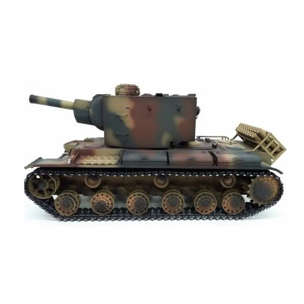 Радиоуправляемый танк Torro KV-2 1/16 зеленый, ВВ-пушка V3.0 2.4G RTR