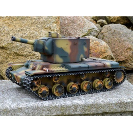 Радиоуправляемый танк Torro KV-2 1/16 зеленый, ВВ-пушка V3.0 2.4G RTR