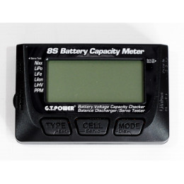 Измеритель емкости Li-Po аккумуляторов 8S G.T.Power