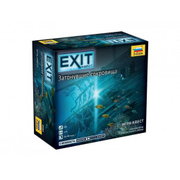 Настольная игра ZVEZDA "EXIT Квест. Затонувшие сокровища", семейная