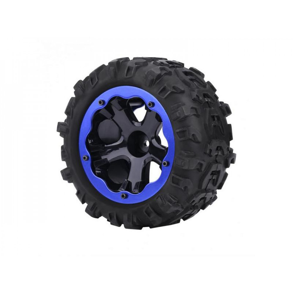 Колесо в сборе для Remo Hobby RH8035/36 (левое синее), 1шт.