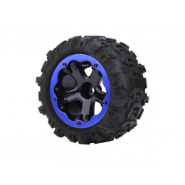 Колесо в сборе для Remo Hobby RH8035/36 (левое синее), 1шт.