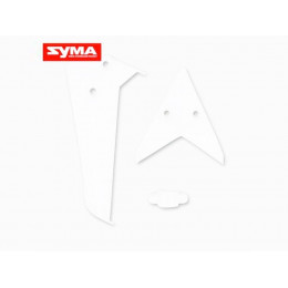Хвостовое оперение (белое) для вертолета Syma S5