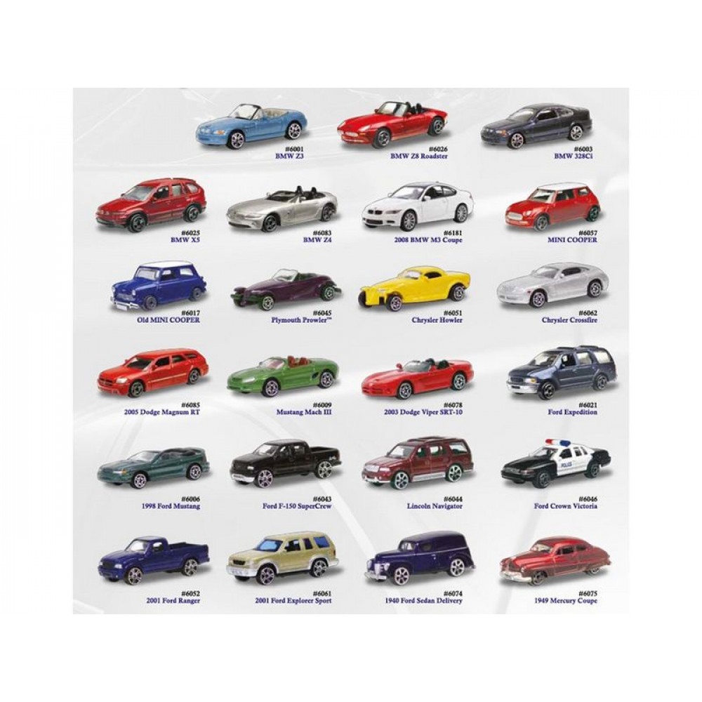 Машинка Motormax в ассортименте 1:64 в/к
