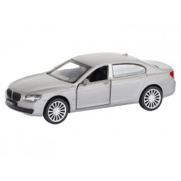 Машина "АВТОПАНОРАМА" BMW 760 LI, серебряный, 1/46, инерция, в/к 17,5*12,5*6,5 см