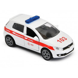 Легковой автомобиль Siku 1411RUS Скорая медицинская служба, белый