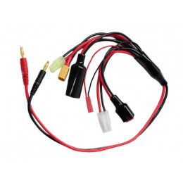 Кабель для зарядного устройства Banana - TRX/Tamiya/JST/T-plug/Mini Tamiya/XT60
