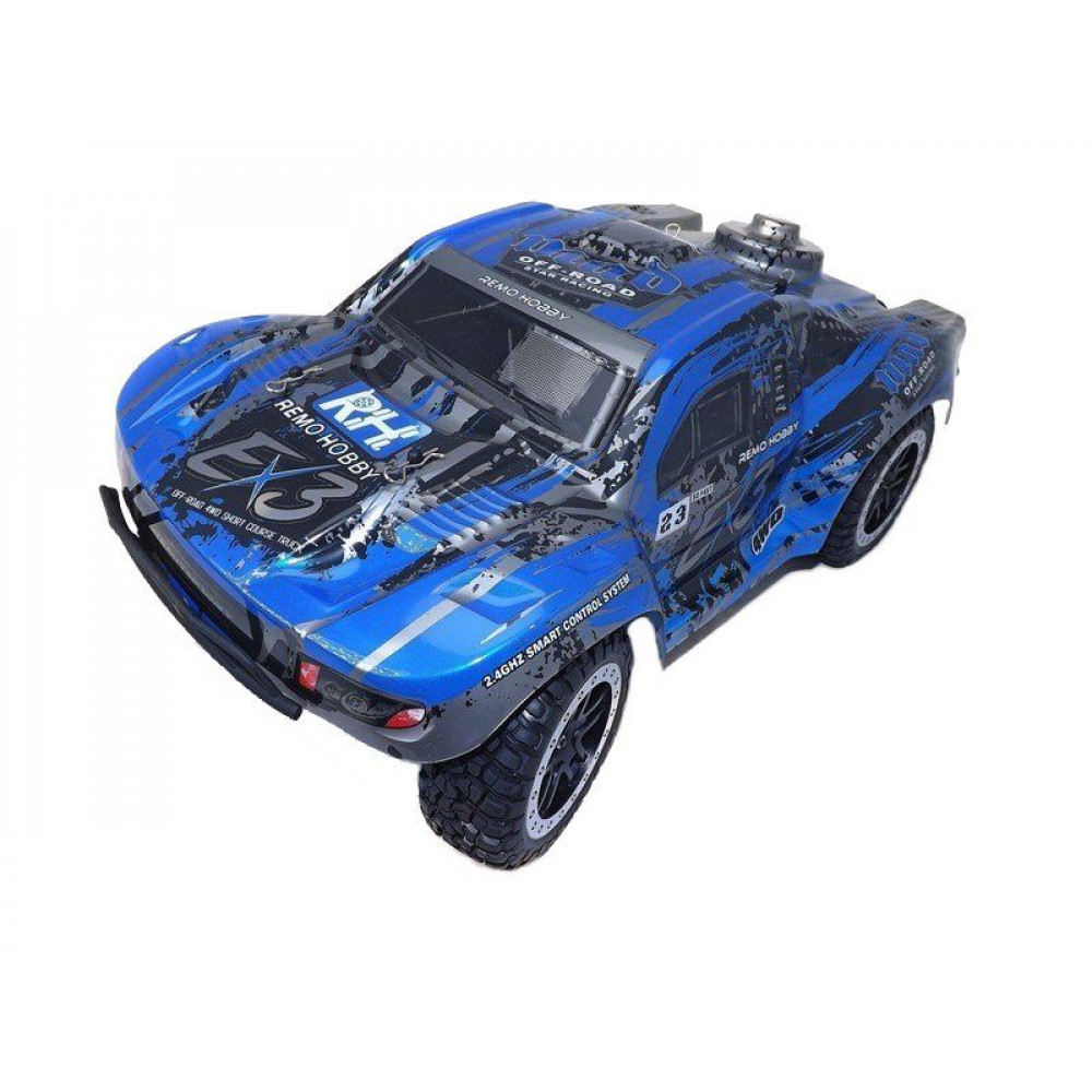 Радиоуправляемый шорт-корс Remo Hobby EX3 Brushless (синий) 4WD 2.4G 1/10 RTR