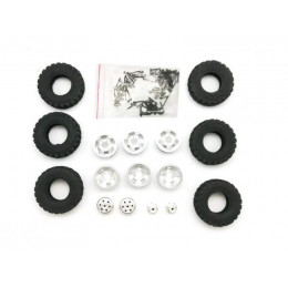 Комплект колес WPL 4WD, металллические диски, KIT