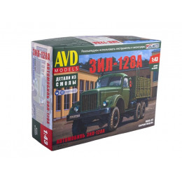 Сборная модель AVD ЗИЛ-128А бортовой, 1/43