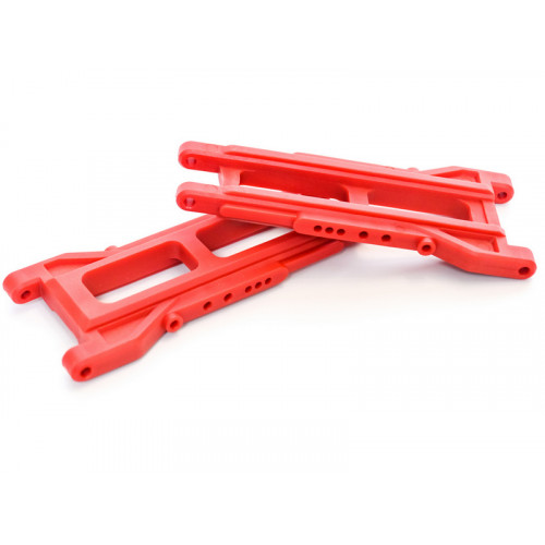 Рычаги пластиковые (удлиненные) для Remo Hobby 1/8 8037 (2024г), тюнинг, красные