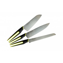 Набор кухонных ножей Shizu Hamono серии Shikisai U-Flex, арт. SET-U-Flex