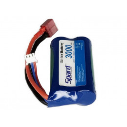 Аккумулятор Li-Ion Spard 3000mAh, 7,4V, 10C, T‐plug для Remo Hobby 1/16, Himoto 1/18