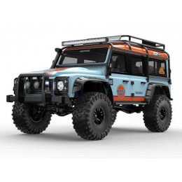 Радиоуправляемый краулер MJX Hyper Go H8H (голубой) Brushless 4WD 2.4G LED 1/8, без ЗУ и акб
