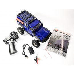 Радиоуправляемый краулер Remo Hobby OFF-ROAD (синий) 4WD 2.4G 1/18 RTR