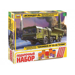 Сборная модель ZVEZDA Ракетный комплекс "Искандер-М", подарочный набор, 1/72