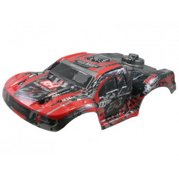 Кузов красный шорт-корс для Remo Hobby EX3 1/10