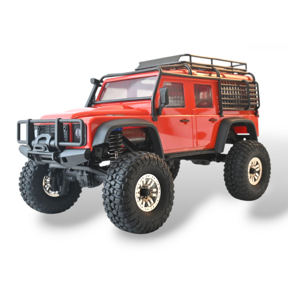 Радиоуправляемый краулер Remo Hobby OFF-ROAD (красный) 4WD 2.4G 1/18 RTR