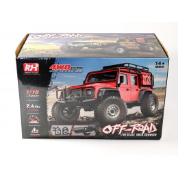 Радиоуправляемый краулер Remo Hobby OFF-ROAD (синий) 4WD 2.4G 1/18 RTR