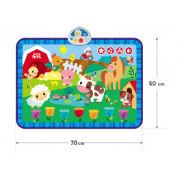 Интерактивная игрушка Kids Hits Музыкальный коврик с огоньками Кто пасется на лугу