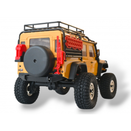 Радиоуправляемый краулер Remo Hobby OFF-ROAD (желтый) 4WD 2.4G 1/18 RTR