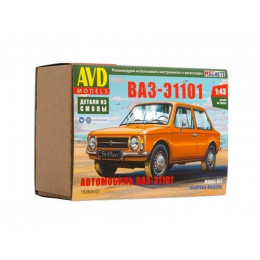 Сборная модель AVD Автомобиль ВАЗ-Э1101, 1/43