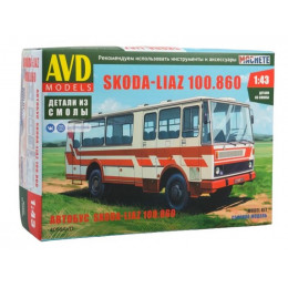 Сборная модель AVD Автобус Skoda-Liaz 100.860, 1/43