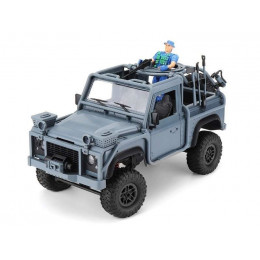 Радиоуправляемая машина MN MODEL англ. пикап Defender спецназ рейнджеров (синий) 4WD 2.4G 1/12 RTR