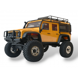 Радиоуправляемый краулер Remo Hobby OFF-ROAD (желтый) 4WD 2.4G 1/18 RTR