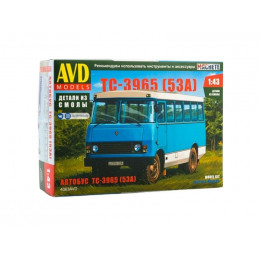 Сборная модель AVD Автобус ТС-3965 (53А), 1/43