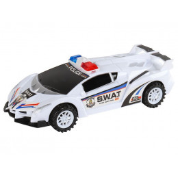 Машина AUTODRIVE Полиция 19см инерционная, цвет белый, в/п 31,2*8,5*28,5см, ,