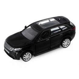 Машина "АВТОПАНОРАМА" Land Rover Range Rover Velar, черный, 1/42, инерция, в/к 17,5*12,5*6,5 см