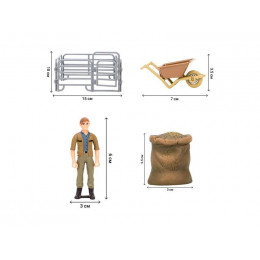 Игрушки фигурки MASAI MARA ММ205-013 в наборе серии "На ферме" 8 пр.
